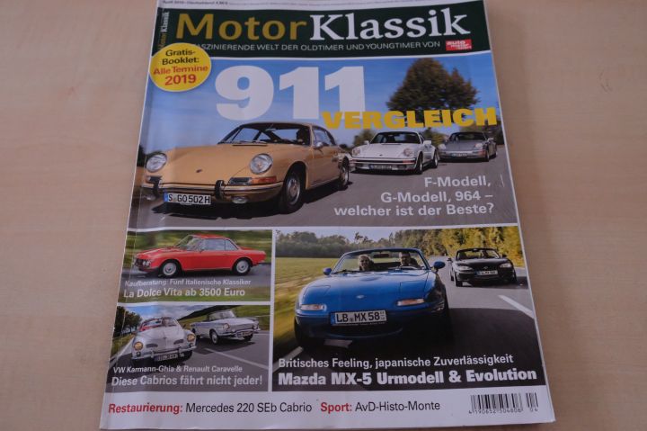 Deckblatt Motor Klassik (04/2019)